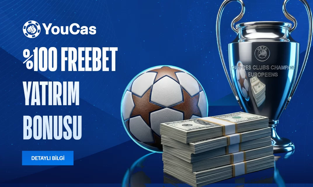 Youcas %100 Gol Keyfinde Freebet